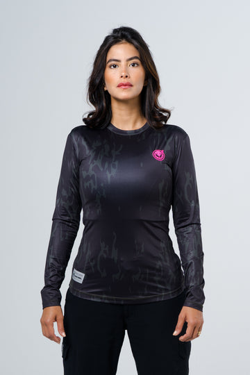 JERSEY CUELLO REDONDO DAMA CAMMO BLACK 8006