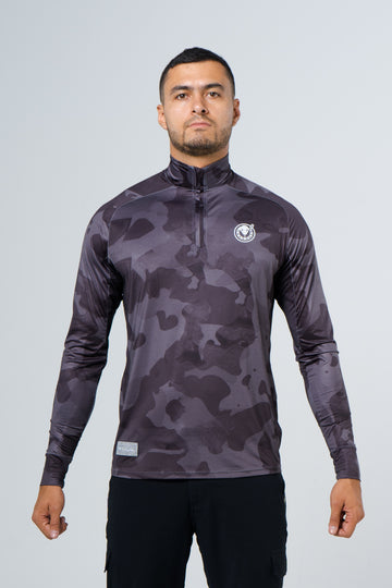 JERSEY CUELLO TORTUGA CAMMO MILITAR GRIS NEGRO 8051