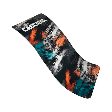 TOALLA LIGERA ESTAMPADA MICROFIBRA CAMUFLADO NARANJA 8058