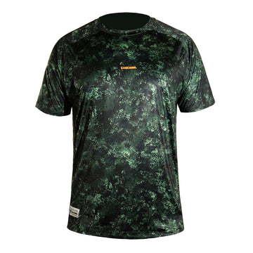 CAMISETA EN LICRA CAMMO VERDE AMAZONAS 8085