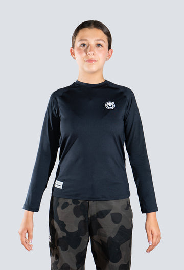 JERSEY JUNIOR UNISEX NEGRO FONDO ENTERO 7003