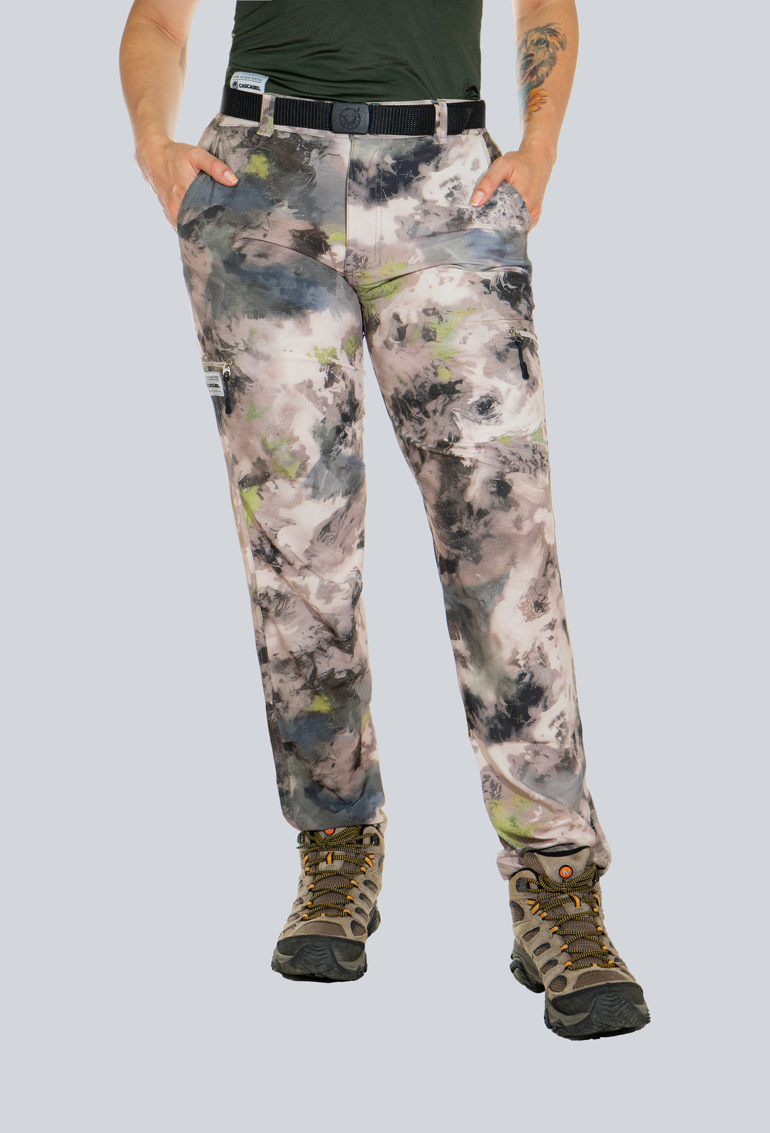 Pantalón licrado ribetes dama cammo paramo tex