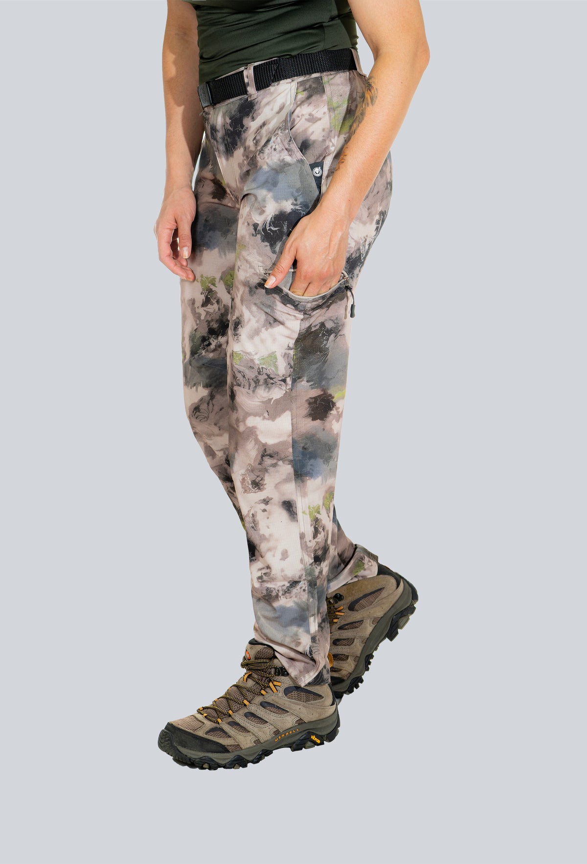 Pantalón licrado ribetes dama cammo paramo tex
