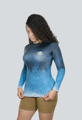 Jersey cuello redondo bass usa escama azul