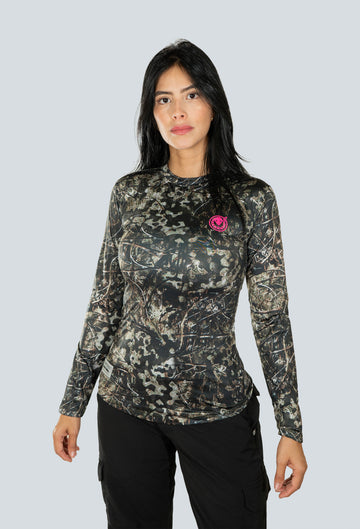 Jersey cuello redondo cammo pantanoso