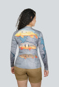 Jersey cuello redondo tucunare mapa topocoro fondo gris
