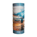 Proteccion facial balaclava figura pescador mar textura gris azul