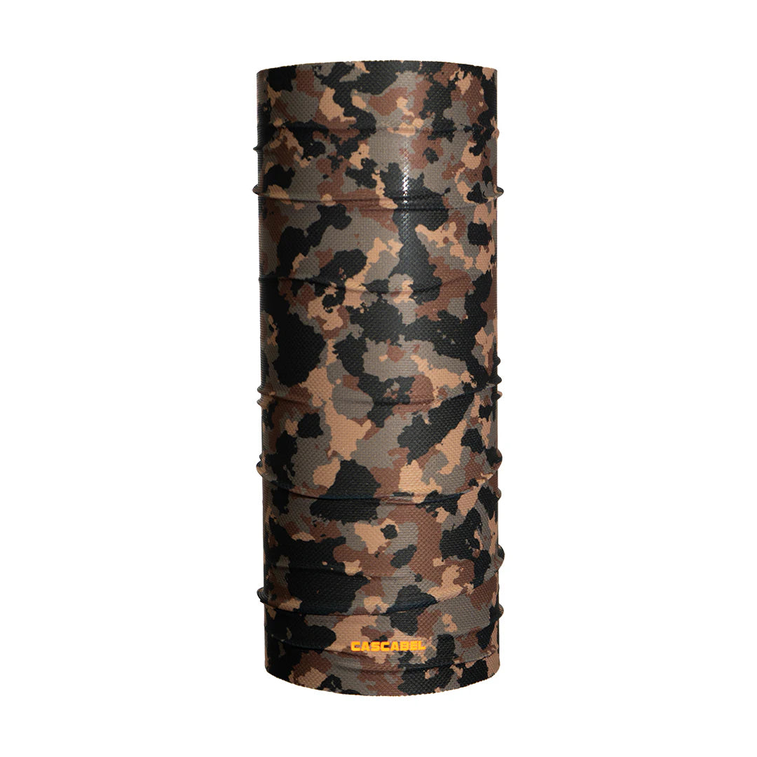 Proteccion facial balaclava militar cammo beige cafe oscuro