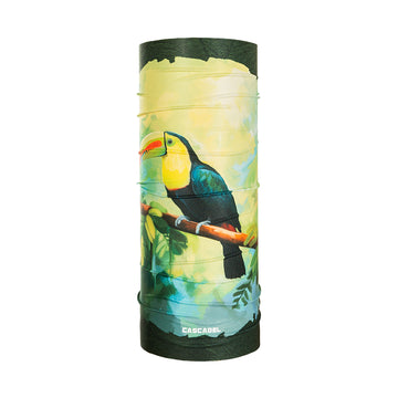 Proteccion facial balclava tucan textura verde