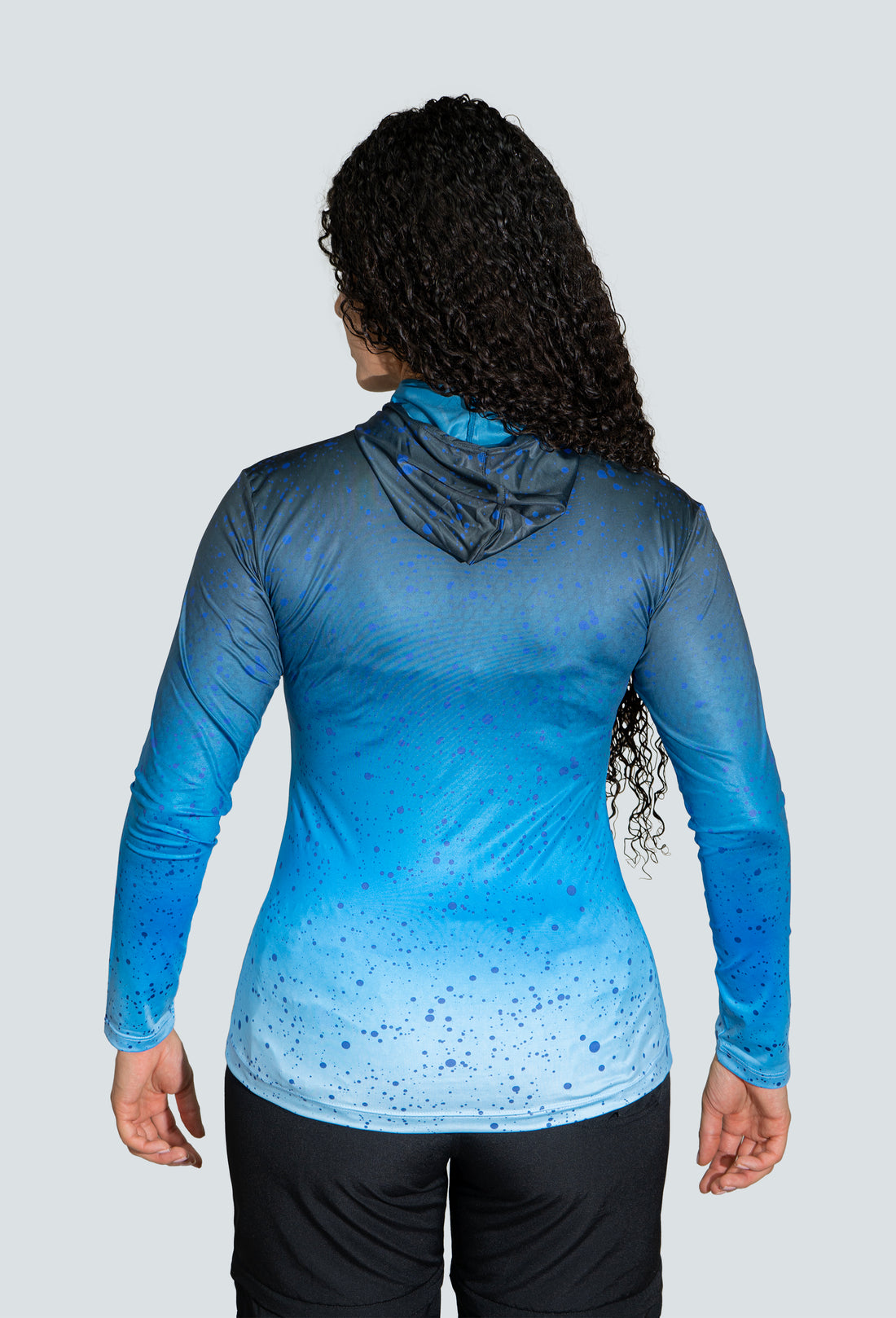 Jersey capucha dama mahi azul