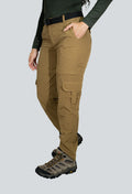 Pantalón convertible outdoor ocre fondo entero