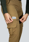 Pantalón convertible outdoor ocre fondo entero