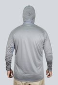 Jersey capucha gris claro fondo entero
