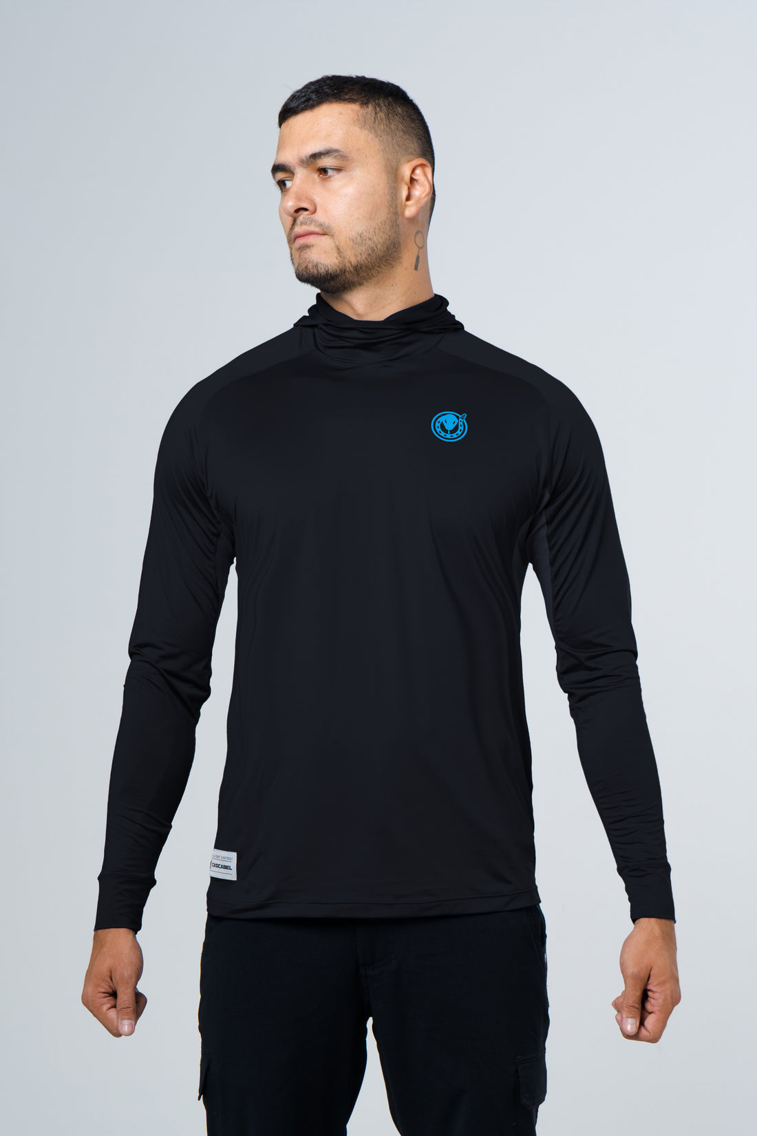 JERSEY CAPUCHA NEGRO FONDO ENTERO 8052