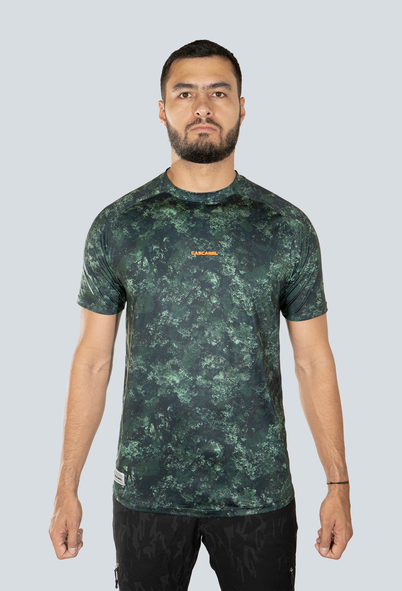 CAMISETA EN LICRA CAMMO VERDE AMAZONAS 8085