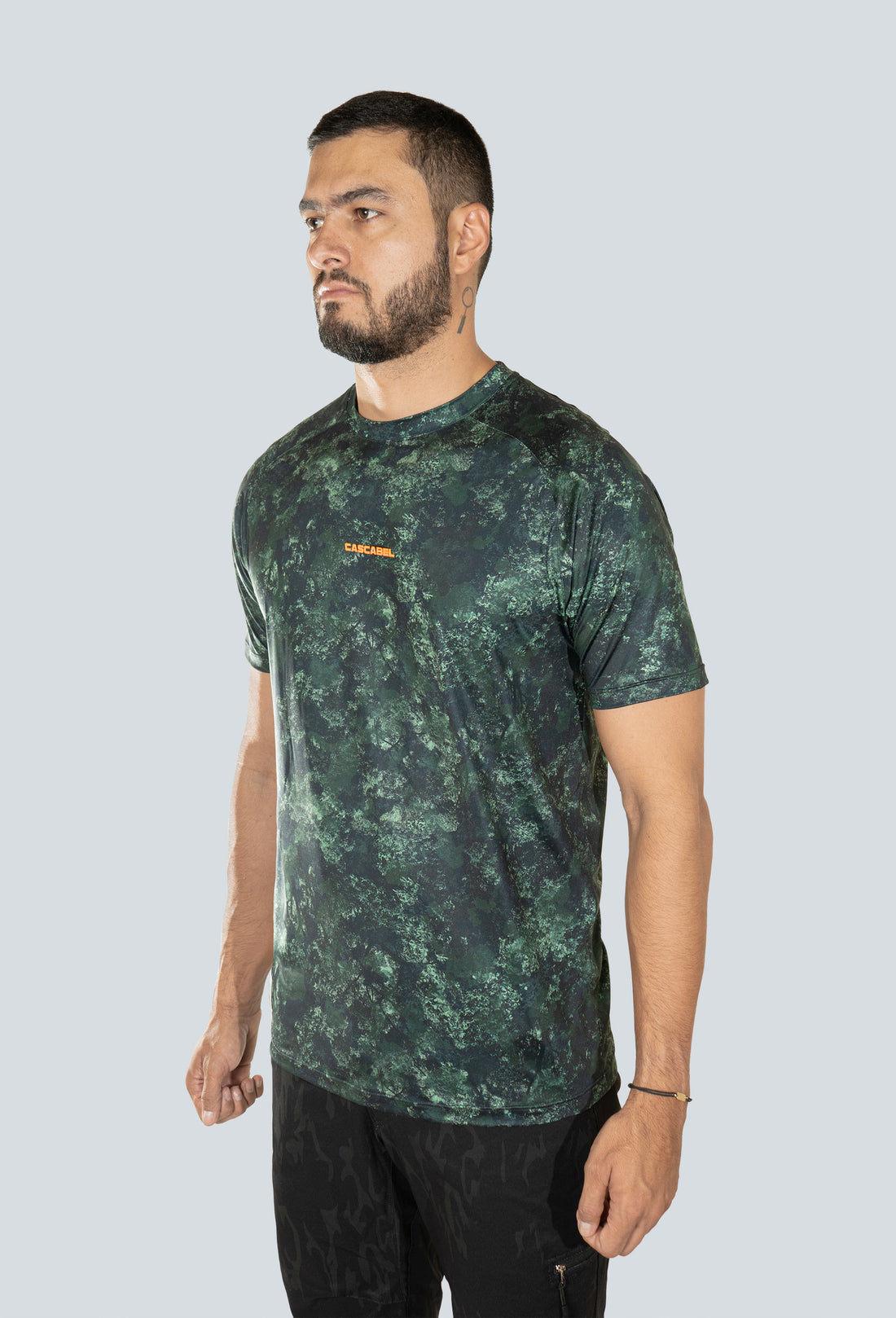CAMISETA EN LICRA CAMMO VERDE AMAZONAS 8085