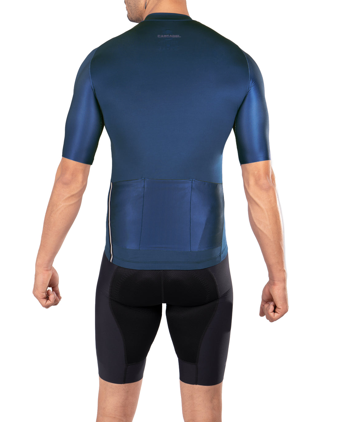 JERSEY DE CICLISMO HOMBRE AZUL FONDO ENTERO SUBLIMADO 9002