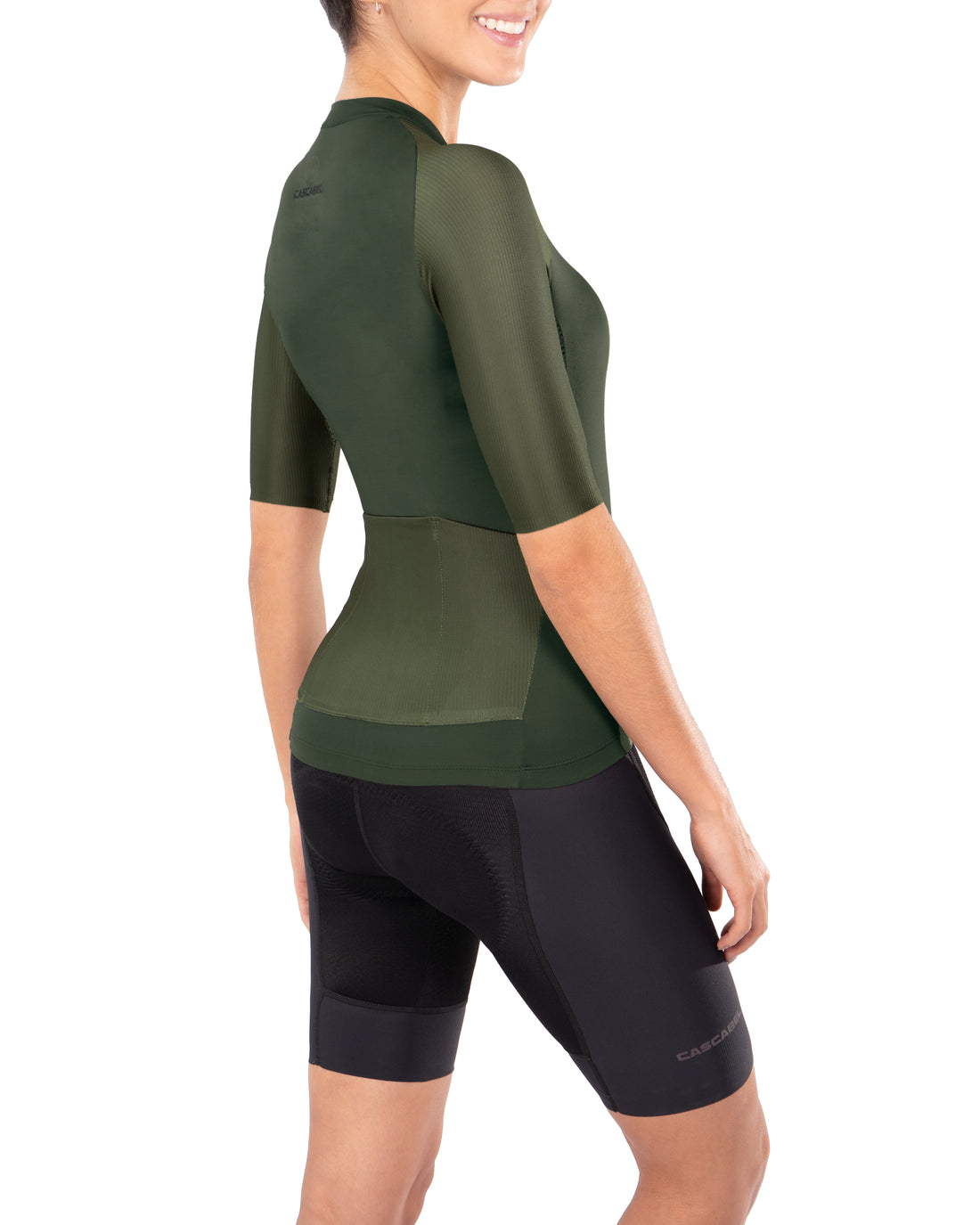 JERSEY DE CICLISMO DAMA VERDE SUBLIMADO FONDO ENTERO 9003