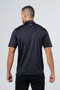 Camisa manga corta negro fondo entero