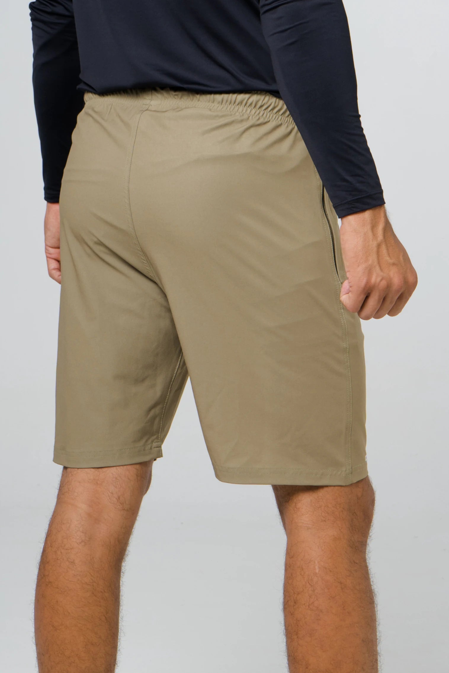 Pantaloneta licrada cierre bolsillos mono aullador