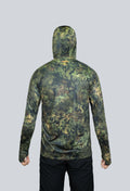 Jersey capucha suelta con máscara cammo arbóreo jaguar