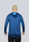 Jersey capucha amplia azul navy superior fondo entero