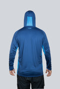 Jersey capucha amplia azul navy superior fondo entero