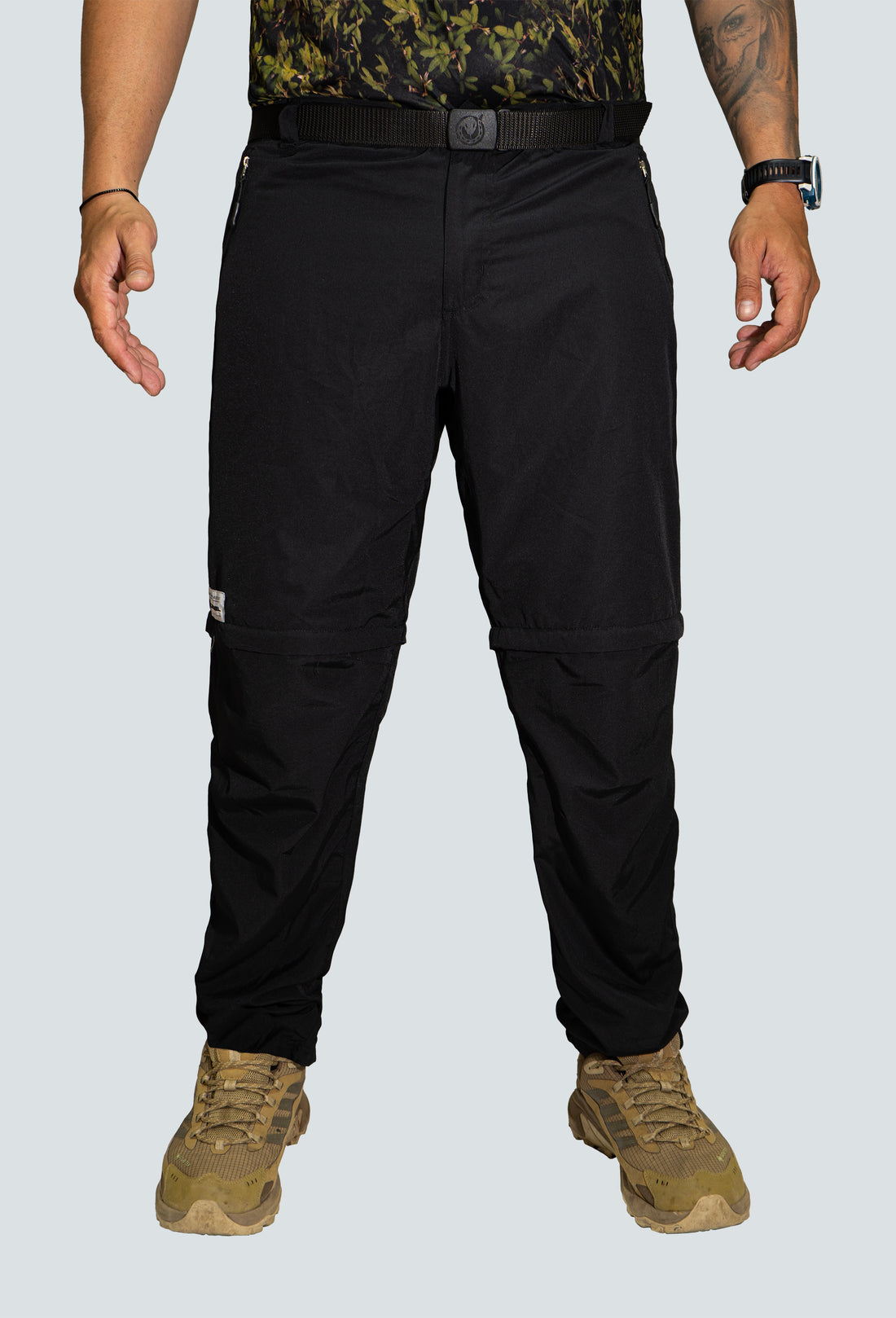 Pantalón convertible outdoor negro fondo entero