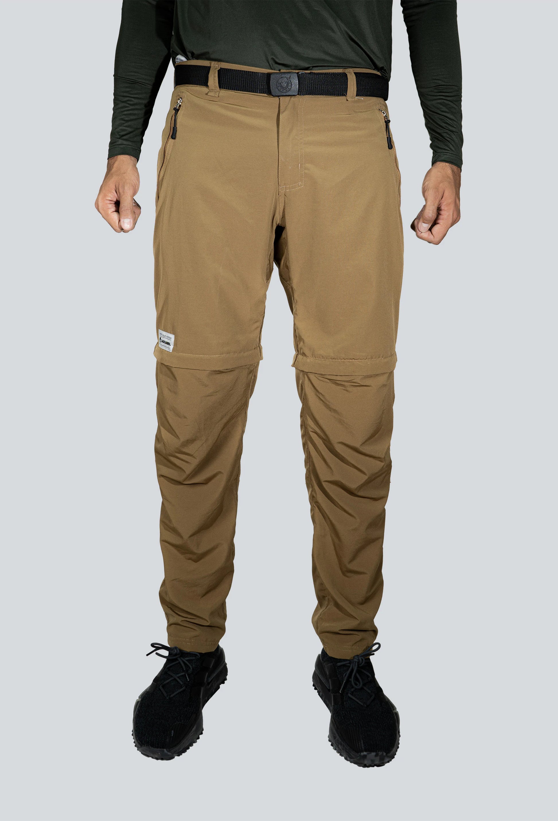 Pantalón convertible outdoor ocre fondo entero