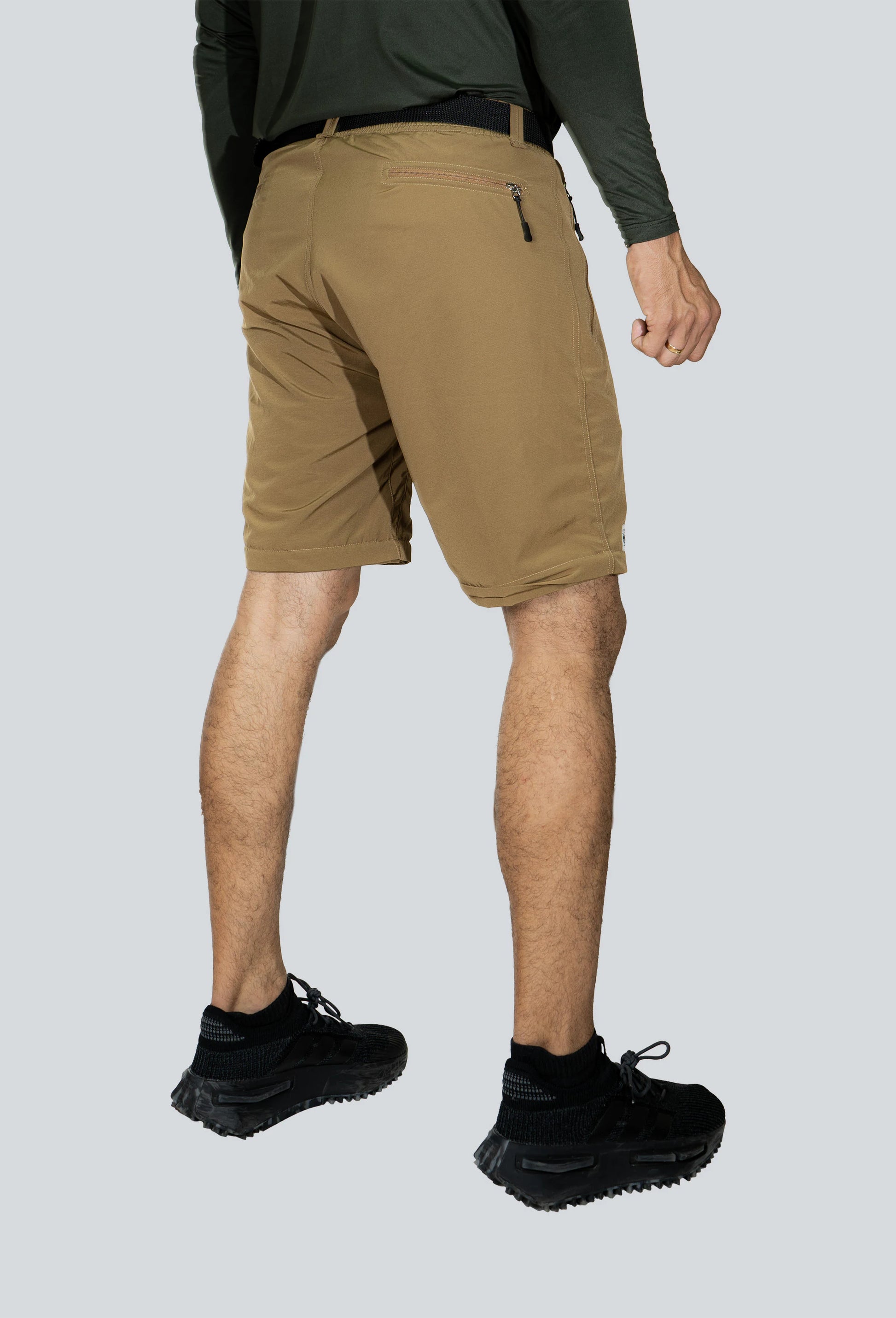 Pantalón convertible outdoor ocre fondo entero