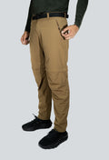 Pantalón convertible outdoor ocre fondo entero