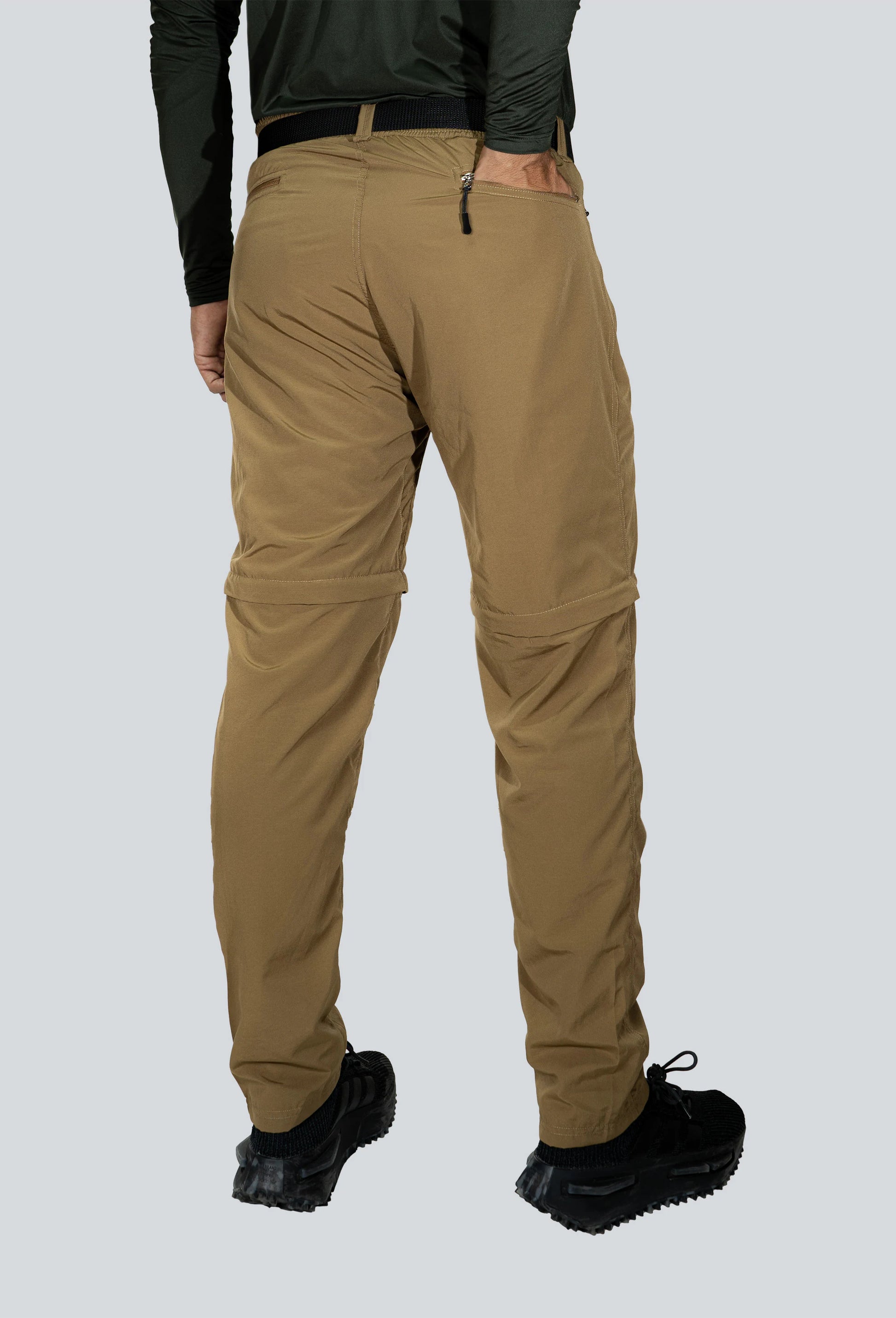 Pantalón convertible outdoor ocre fondo entero