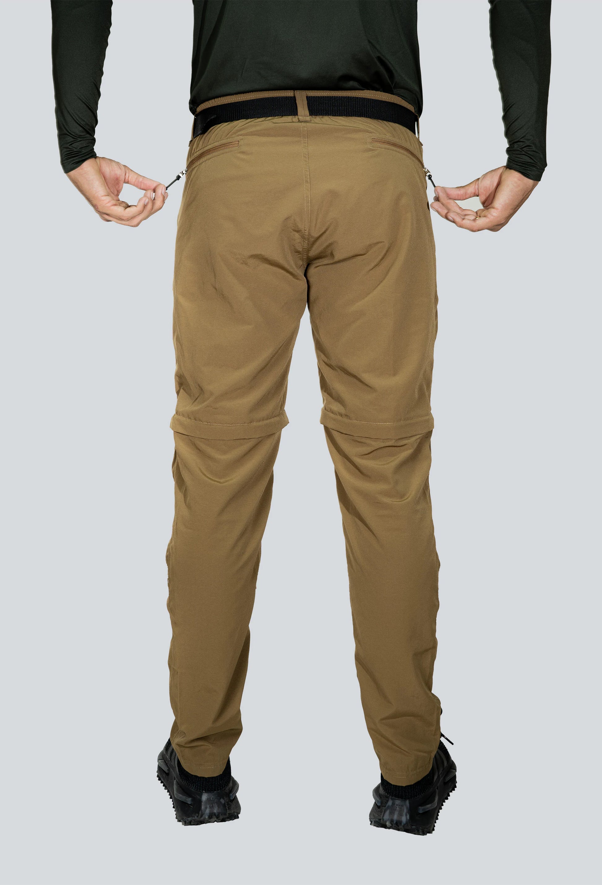 Pantalón convertible outdoor ocre fondo entero