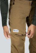 Pantalón convertible outdoor ocre fondo entero