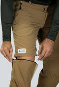 Pantalón convertible outdoor ocre fondo entero