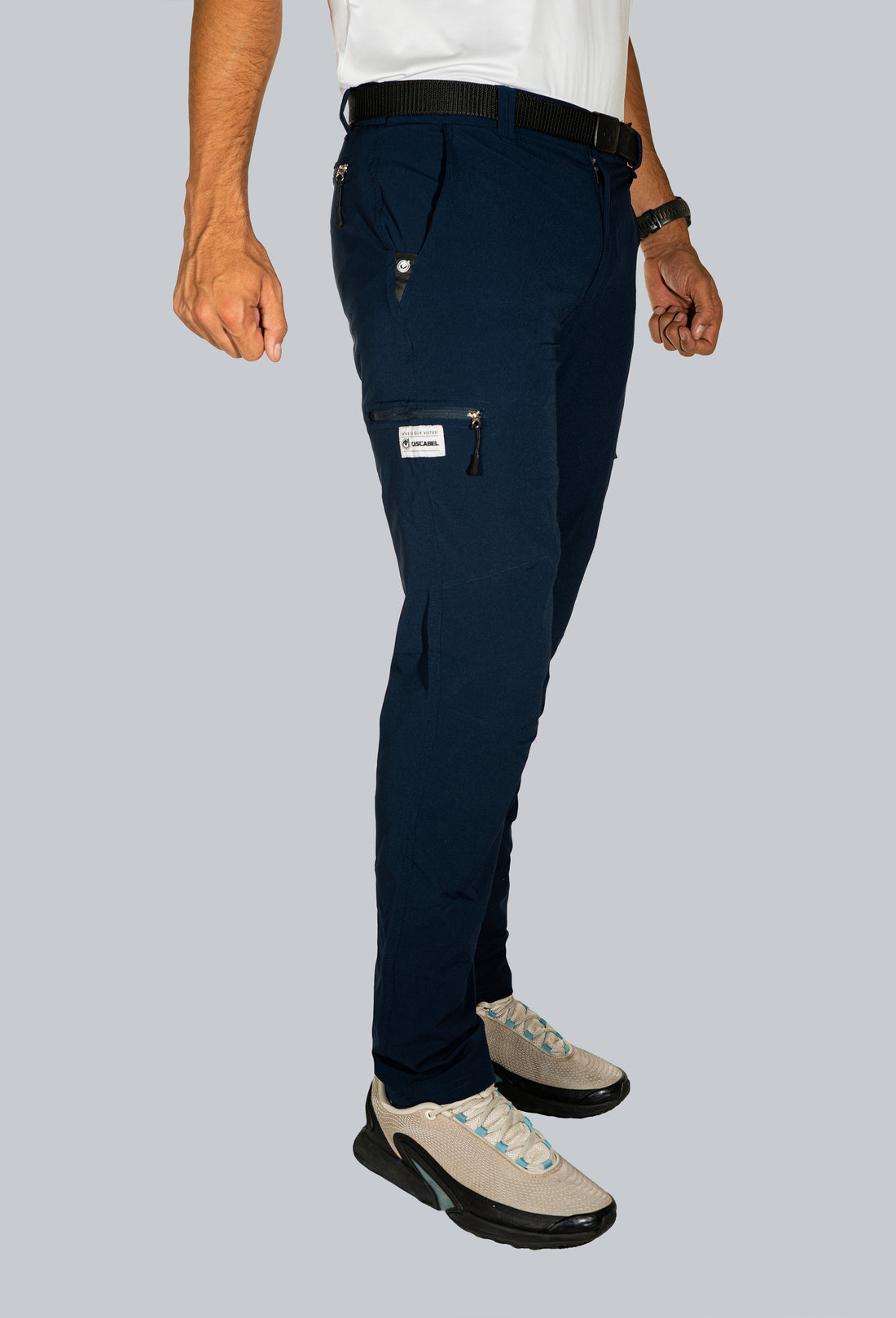 PANTALÓN LICRADO AZUL NAVY INFERIOR FONDO ENTERO HOMBRE 9517