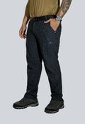 Pantalón licrado outdoor jaguar print gris