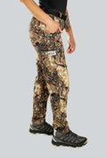Pantalón licrado dama con cierres cammo summer brown