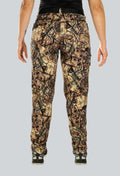 Pantalón licrado dama con cierres cammo summer brown
