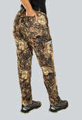 Pantalón licrado dama con cierres cammo summer brown