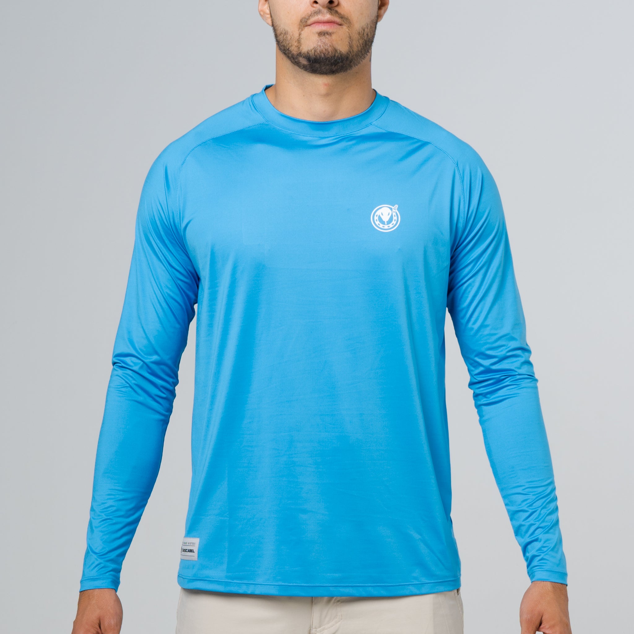 JERSEY CUELLO REDONDO AZUL NEON MARINO 9600