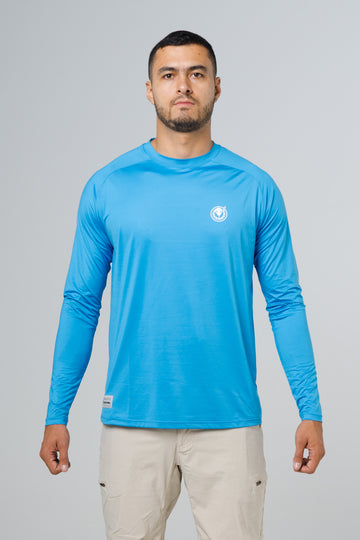 JERSEY CUELLO REDONDO AZUL NEON MARINO 9600