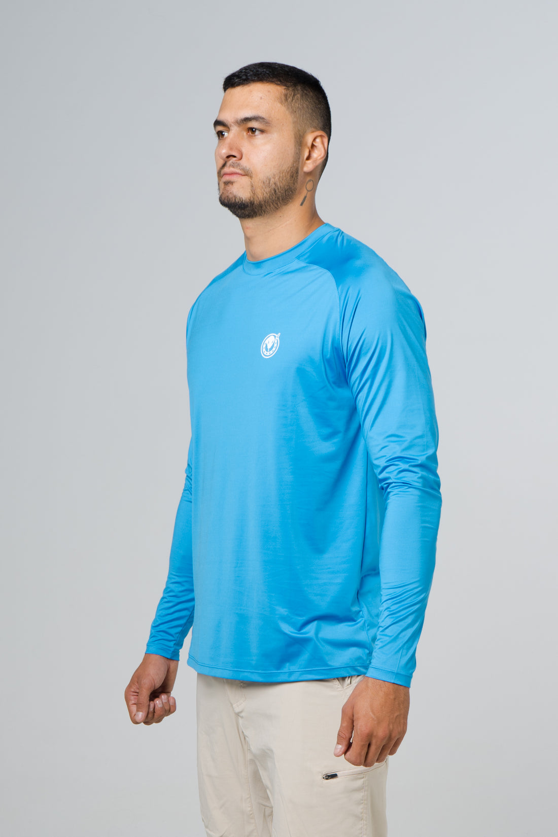 JERSEY CUELLO REDONDO AZUL NEON MARINO 9600