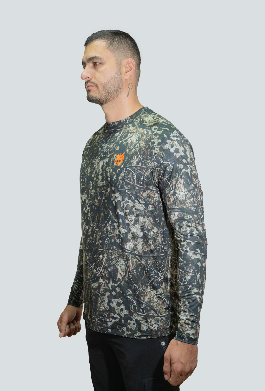 Jersey cuello redondo cammo pantanoso