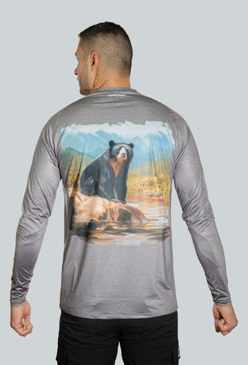 Jersey cuello redondo oso de anteojos