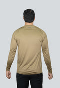 jersey cuello redondo ocre