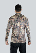 Jersey cuello tortuga manga ranglan cammo summer brown