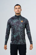 Jersey cuello tortuga manga ranglan cammo verde amazonas