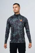 Jersey cuello tortuga manga ranglan cammo verde amazonas