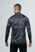Jersey cuello tortuga manga ranglan cammo verde amazonas